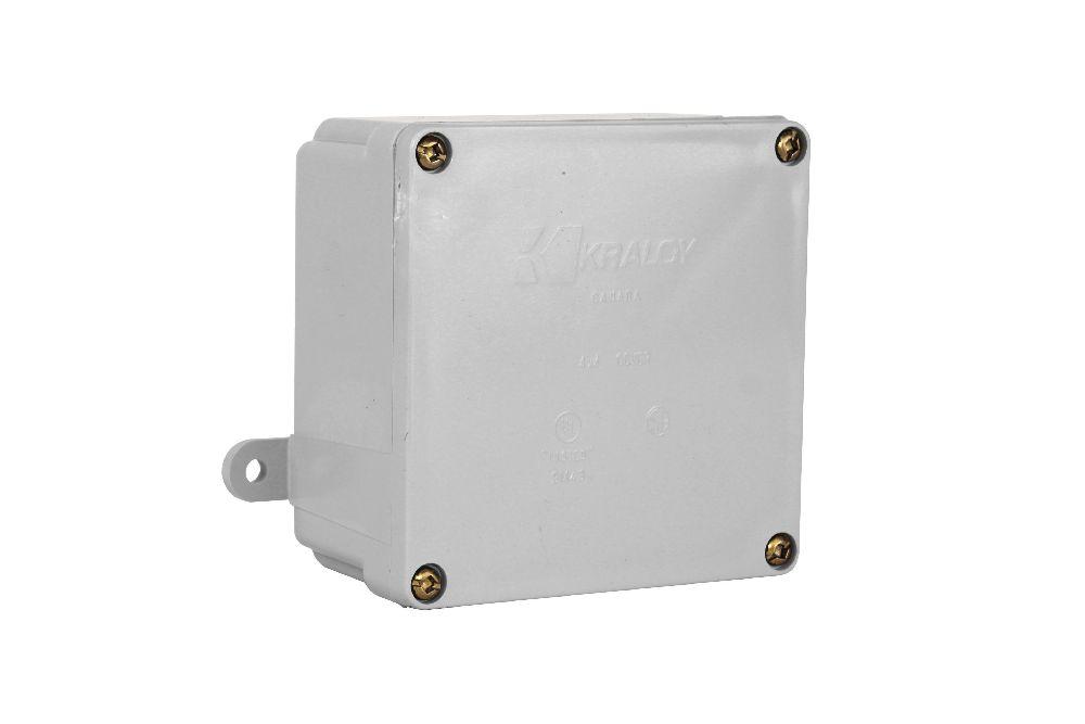 4&#34;x4&#34;x2&#34; PVC JUNCTION BOX KRALOY