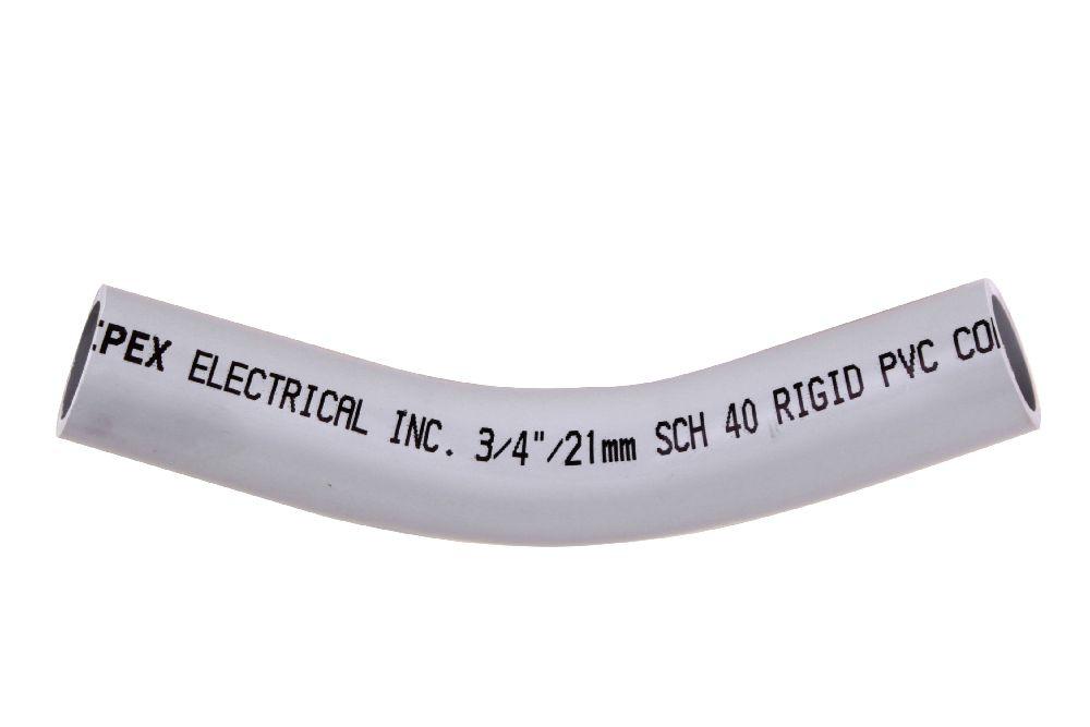 5&#34;x45D PVC STD ELBOW SPxSP SCH80 KRALOY