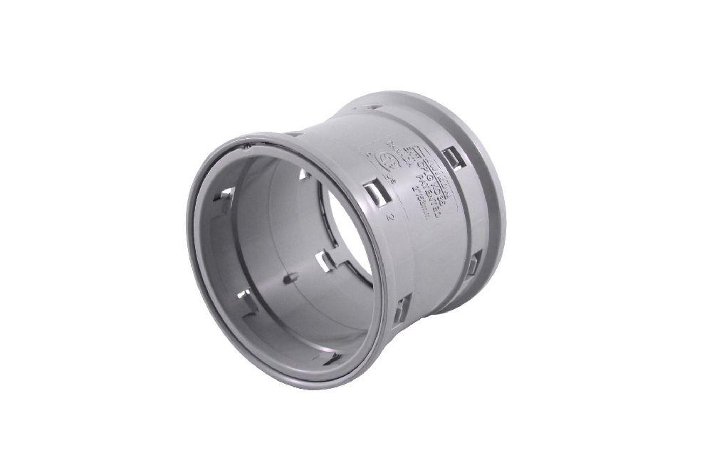 2&#34; PVC COUPLING PUSH FIT GREY KWIKON