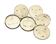 Multi Fittings Corp 178092 - BRASS DUP. REC. DATA COM PLUGS KRALOY