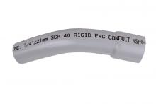 Multi Fittings Corp 078610 - 5"x45D PVC STD ELBOW SPxBE SCH40 KRALOY