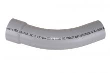 Multi Fittings Corp 078606 - 2 1/2"x45D PVC STD ELBOW SPxBE SCH40 KRALOY