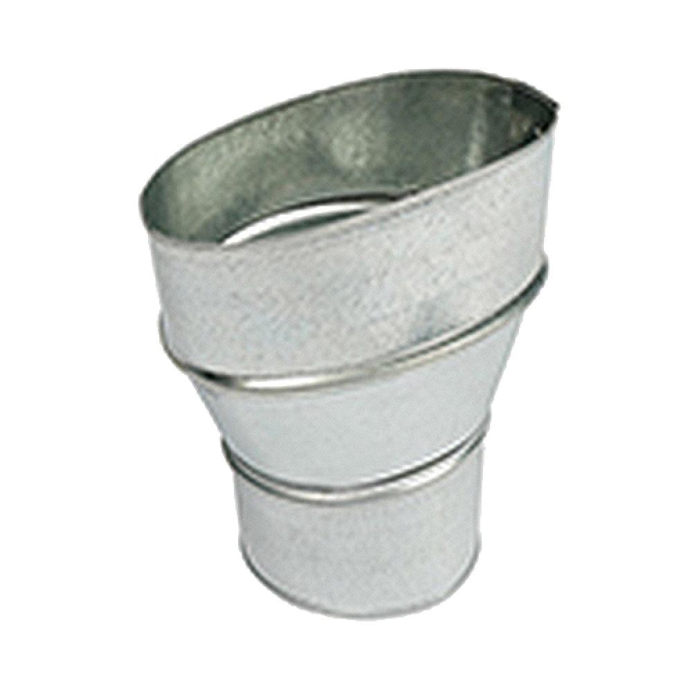 4&#34; oval to 3&#39; round duct adaptor