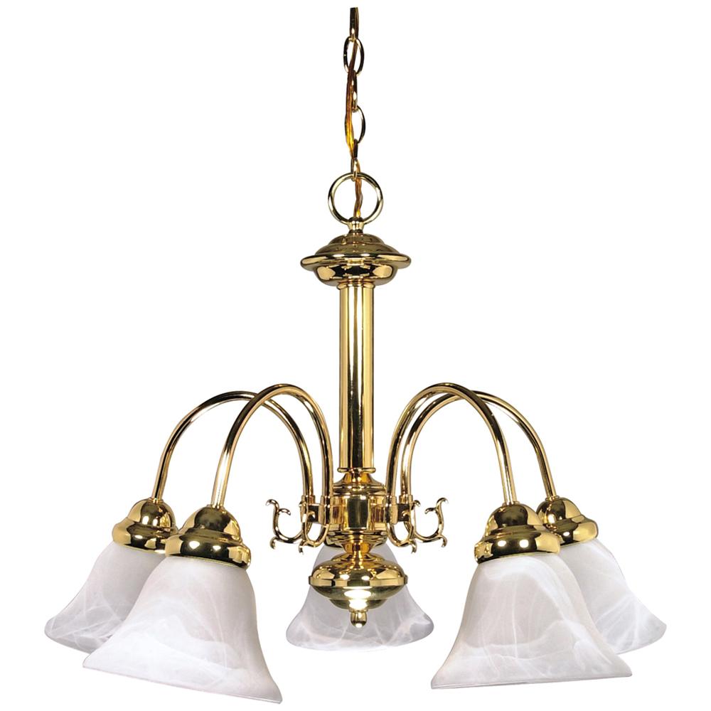 BALLERINA 5 LT CHANDELIER Polished Brass