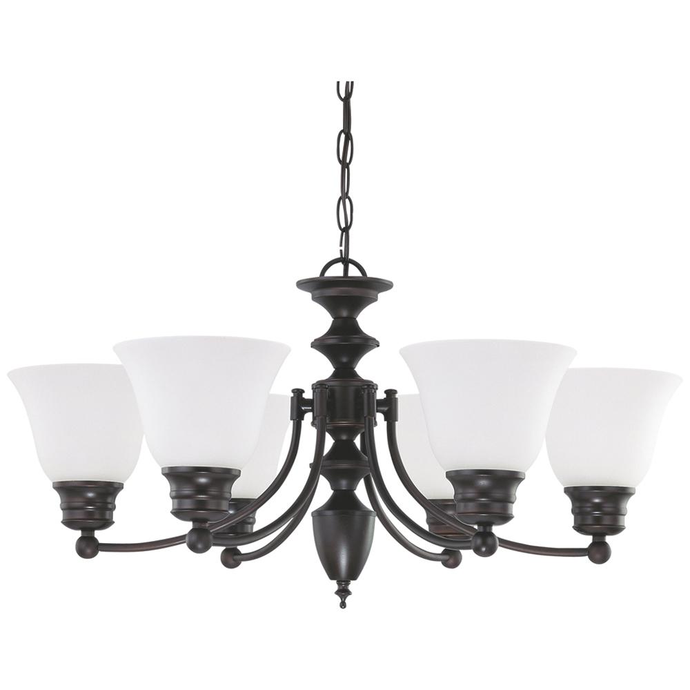 EMPIRE 6 LIGHT 26 CHANDELIER