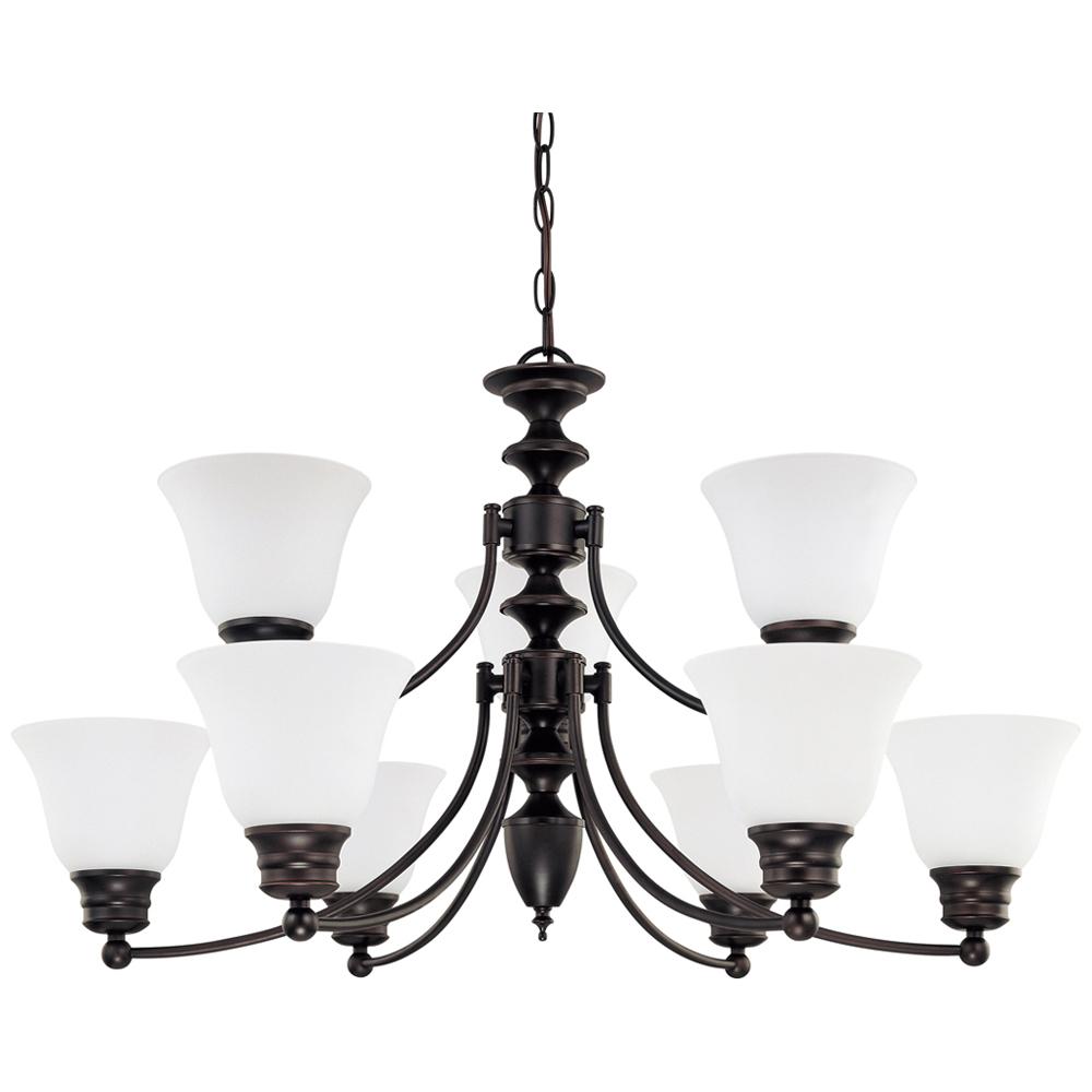 EMPIRE 9 LIGHT 32 CHANDELIER