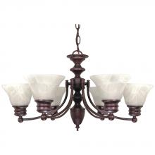 Satco 60/358 - EMPIRE 6 LT CHANDELIER Old Bronze