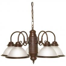 Satco 76/694 - 5 LIGHT 22 CHANDELIER Old Bronze