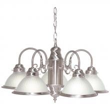 Satco 76/695 - 5 LIGHT 22 CHANDELIER Brushed Nickel