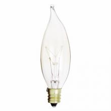 Satco A3673 - 15W TT CAND CLR 130V