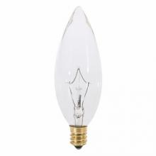 Satco A3682 - 25W TORP CAND CLR 130V