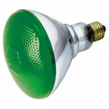 Satco S4427 - 100W BR-38 GREEN 120V