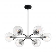 Satco 60/7136 - AXIS 6 LIGHT CHANDELIER