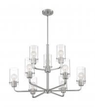 Satco 60/7179 - SOMMERSET 9 LIGHT CHANDELIER BN