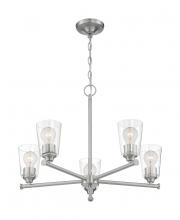 Satco 60/7185 - BRANSEL 5 LIGHT CHANDELIER BN