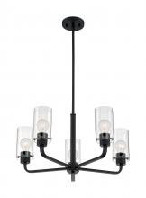 Satco 60/7275 - SOMMERSET 5 LIGHT CHANDELIER