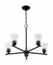 Satco 60/7285 - BRANSEL 5 LIGHT CHANDELIER