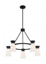 Satco 60/7315 - CALETA 5 LIGHT CHANDELIER