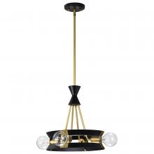 Satco 60/7864 - MARSDEN 4 LIGHT CHANDELIER