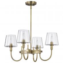 Satco 60/7885 - BROOKSIDE 4 LIGHT CHANDELIER