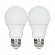 Satco S11435 - 9.8A19/LED/850/ECO/ND/2PK