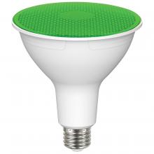 Satco S29481 - 11.5PAR38/LED/90'/GREEN