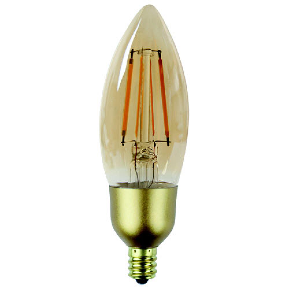 LED 3.5W B11 DIM 25K E12 AMBER