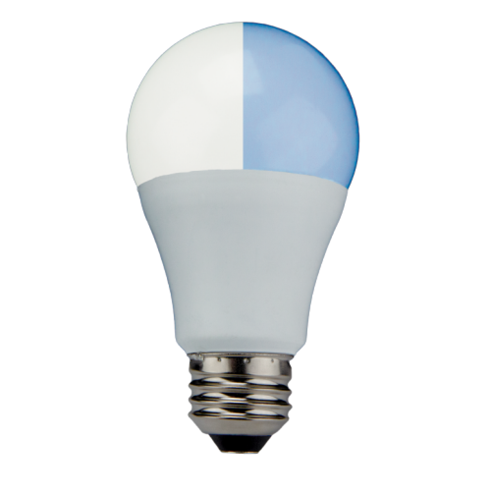LED 10W A19 DIM 27 BLUE FLIP