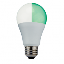 TCP L60A19D27GF - LED 10W A19 DIM 27 GREEN FLIP