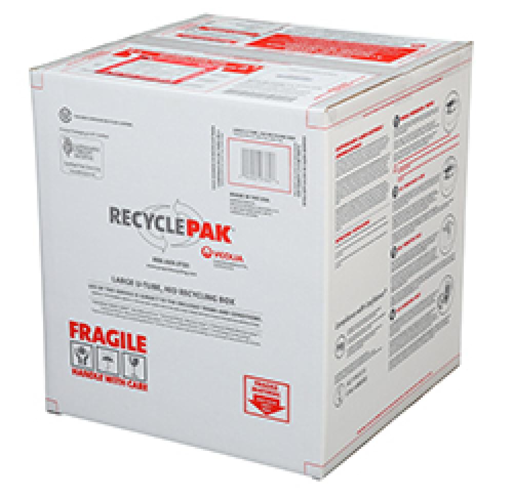 LARGE U-TUBE, HID LAMP RECYCLING BOX