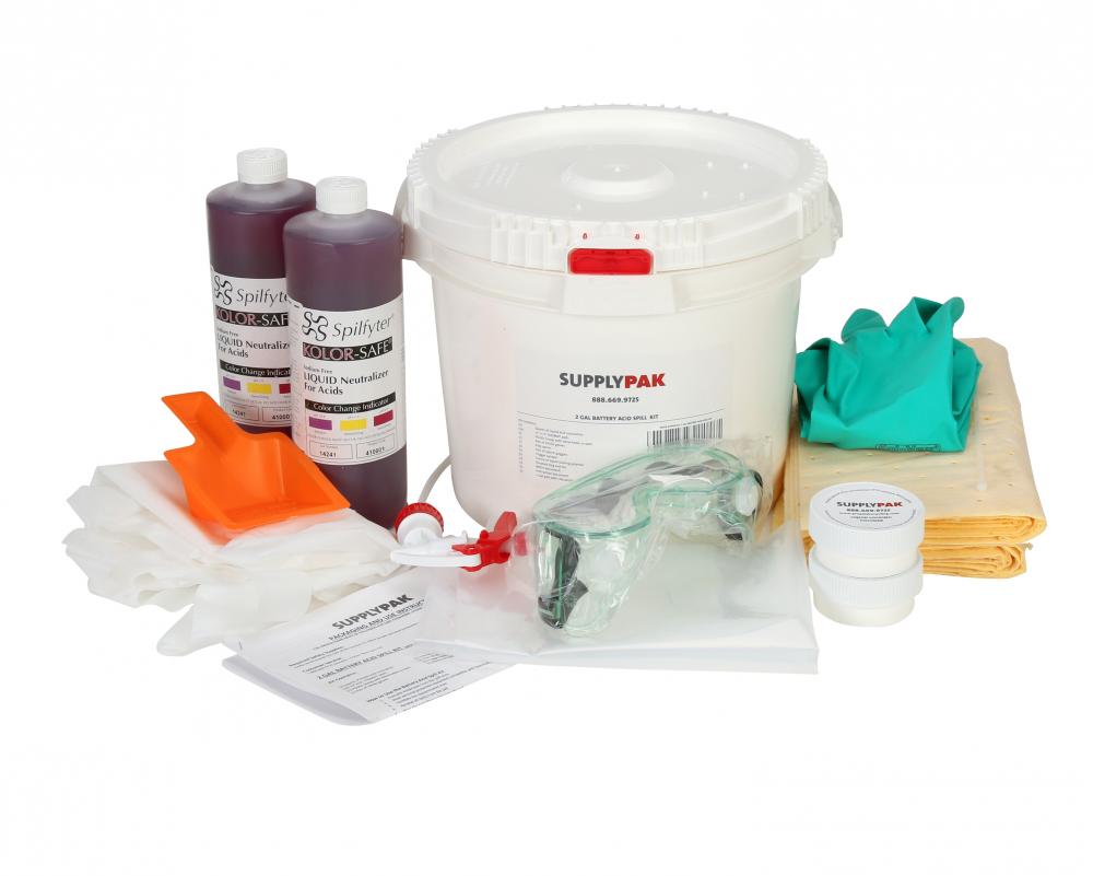 SUPPLYPAK BATTERY ACID SPILL KIT