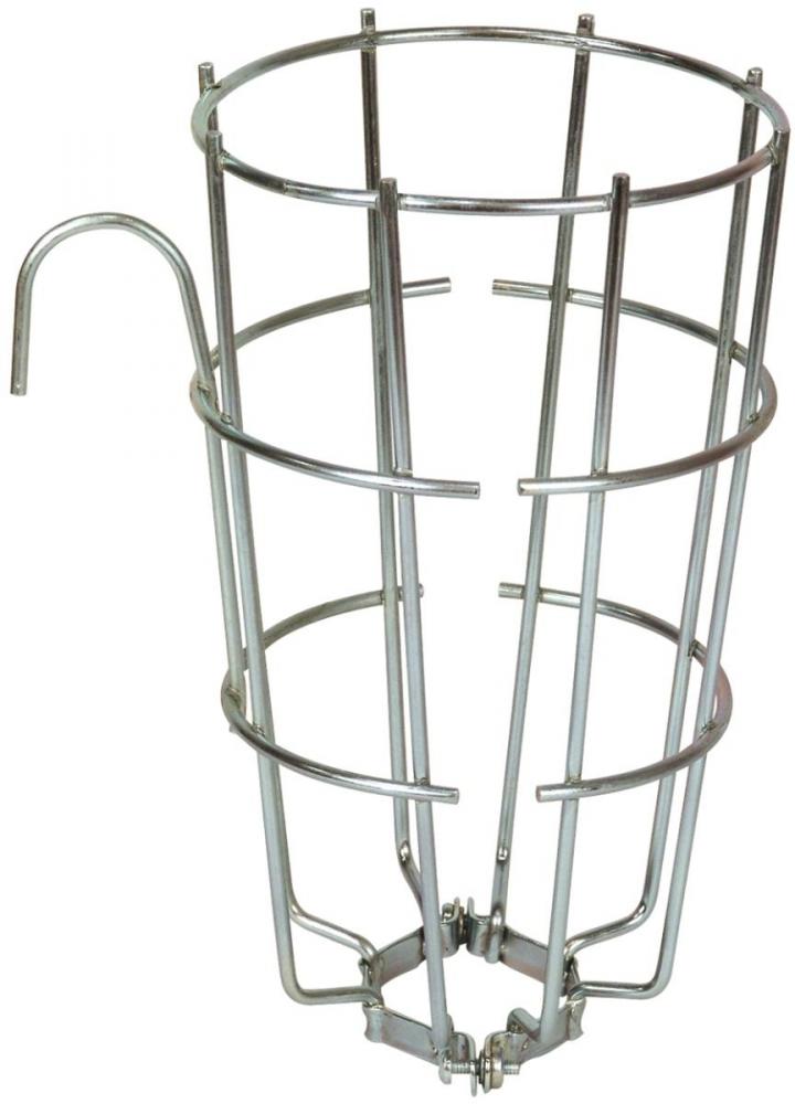 LAMP GUARD (7/9), 5&#34;W X 8.75&#34;L ZINC PLT