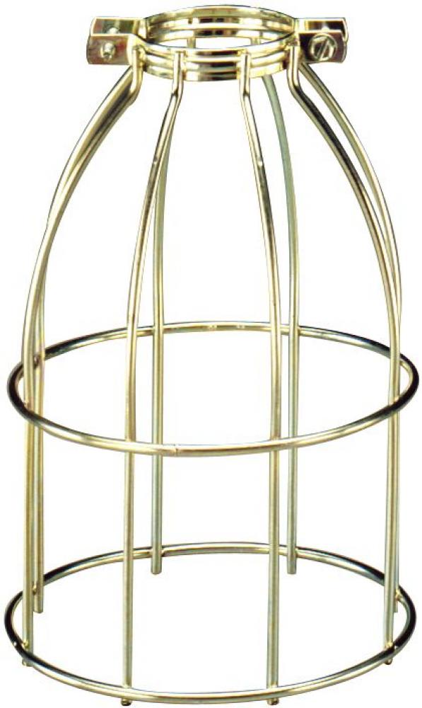 LAMP GUARD SL, 4.75&#34;W X 7&#34;L ZINC PLT