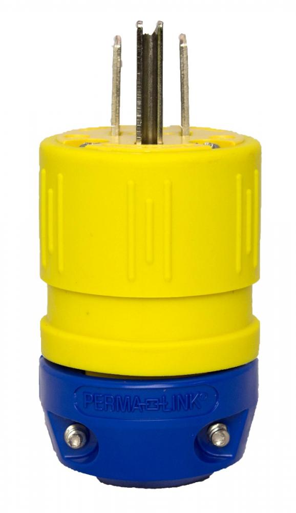 PLG 15A 125V 2P/3W 5-15 STR BLD YEL I/D