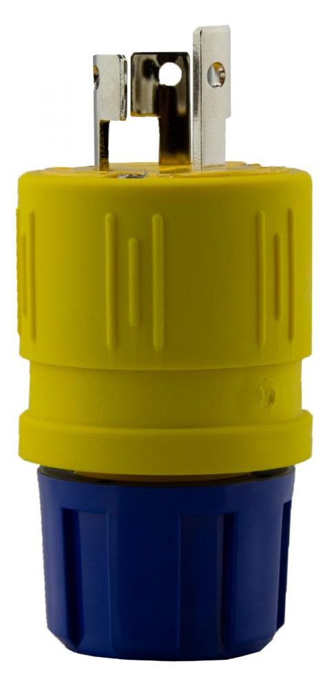 CONN 15A/277V 1PH L7-15 LCK BLD YEL I/D