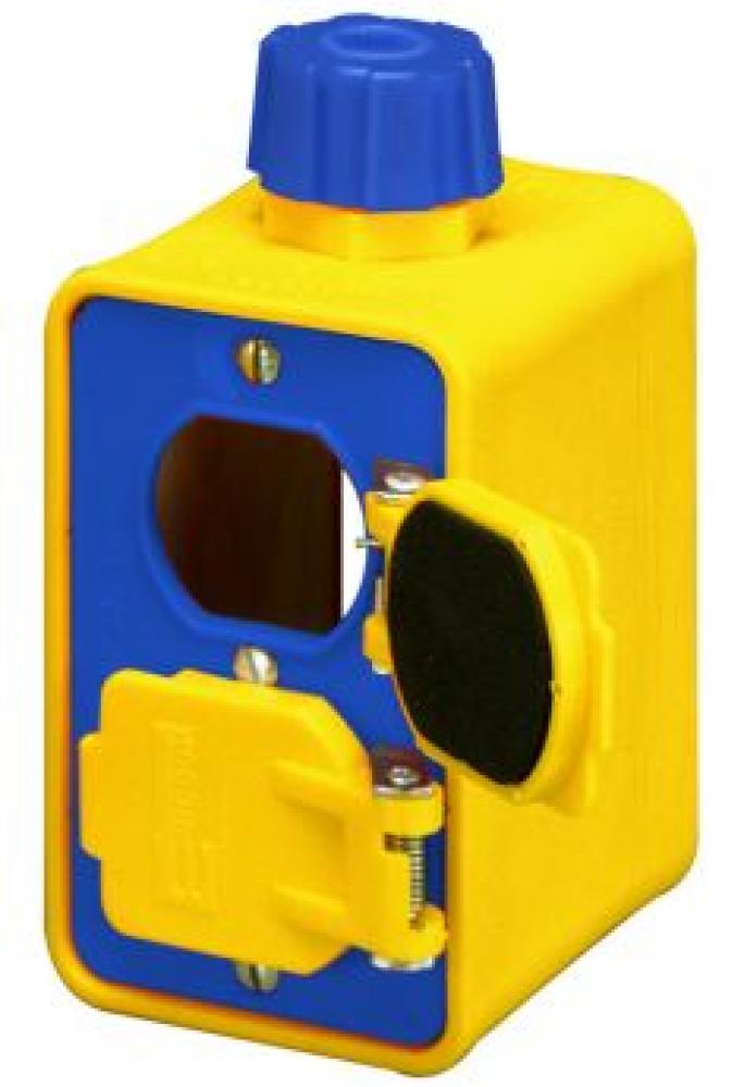 OUTLET BX-PENDANT FOR 2-DPLX RCPT w/FLIP
