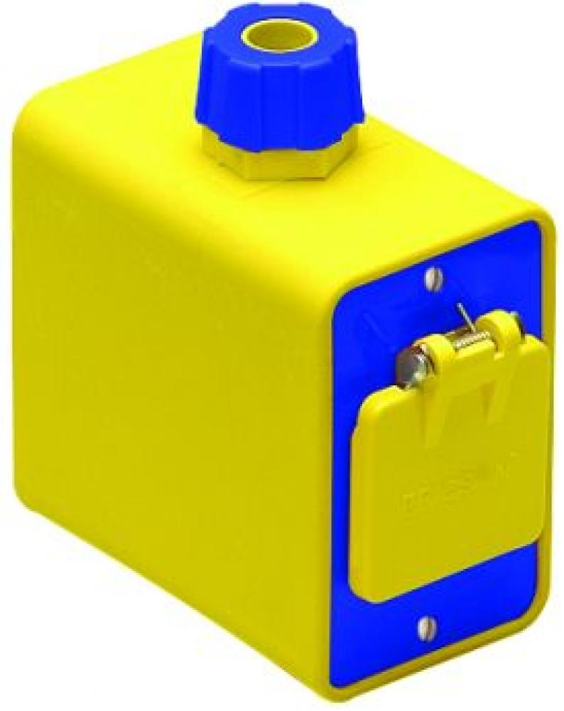 OUTLET BX-DP FOR (2) SGL RCPT w/FLIP CVR