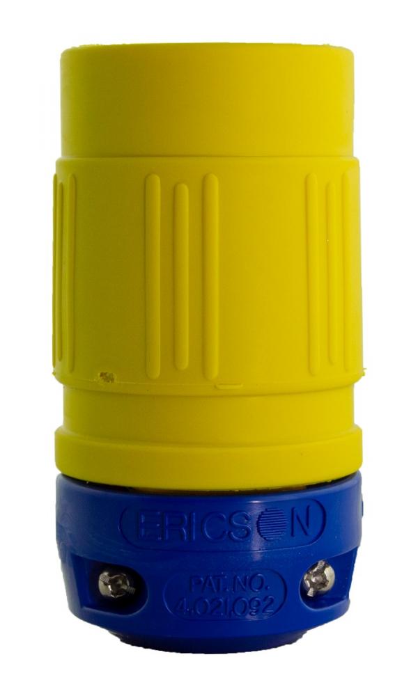 CONN 20A 480V 3P/4W L16-20R LCK BLD I/D