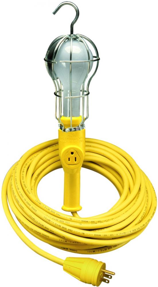 HNDLMP 14/3 SOW 100W 50&#39;CRD W/O REFL