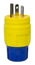 Ericson 1512-PW6P - PLG 20A 125V 2P/3W 5-20 STR BLD YEL SUBM