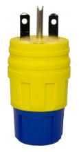 Ericson 1514-PW6P - PLG 15A 250V 2P/3W 6-15 STR BLD YEL SUBM
