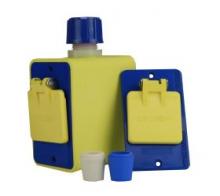 Ericson 6105 - OUTLET BX-2-SGL RECEPT. w/FLIP COVER