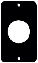 Ericson 6032B - COVERPLATE BLK (SGL HOLE 1.390)