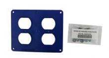 Ericson 8201 - CVRPLT 2-GANG, BLU (2) DPLX