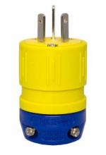 Ericson 1507-P - PLG 15A/125V/10A/250V 1PH STR BLD YL I/D