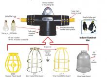 Ericson 14350STWY-1L - E-LITE 14/3 STW 50' 5-15 w/LATTICE GD