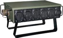 Ericson OS2T-SB-GREEN-MIL - OSCAR II 120/208V 3PH 60A 6 RCPT GRN MIL