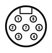 Ericson 87MS003A - MIN-SYNC SGL END M STR 7 PL 3' PVC