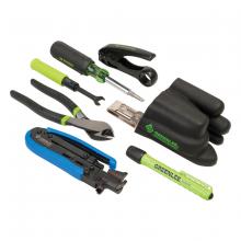 Greenlee 46603 - PROFESSIONAL COAX TOOL KIT-LONG(BLUE)