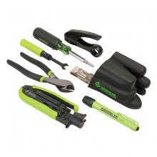Greenlee 46602 - PROFESSIONAL COAX TOOL KIT-SHORT(GREEN)